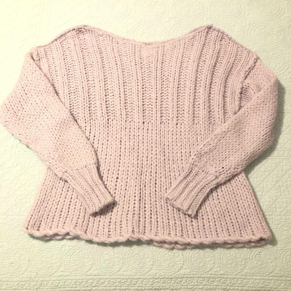 Free People Be There chunky knit sweater. Size small.